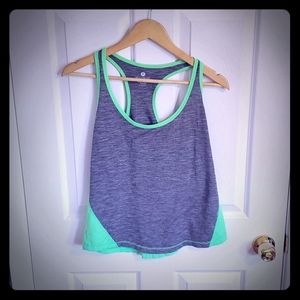 Gray and Neon Green Tank Top!